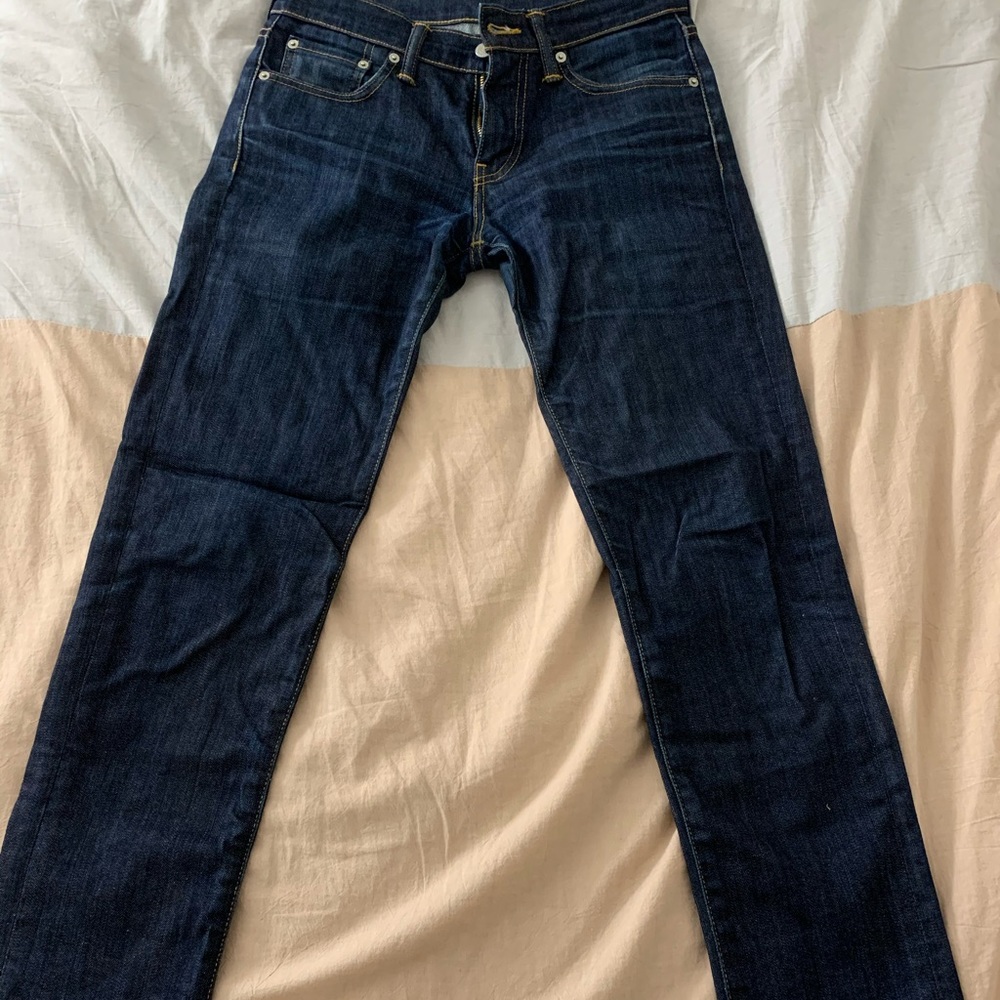 Levi’s dark denim 511’s